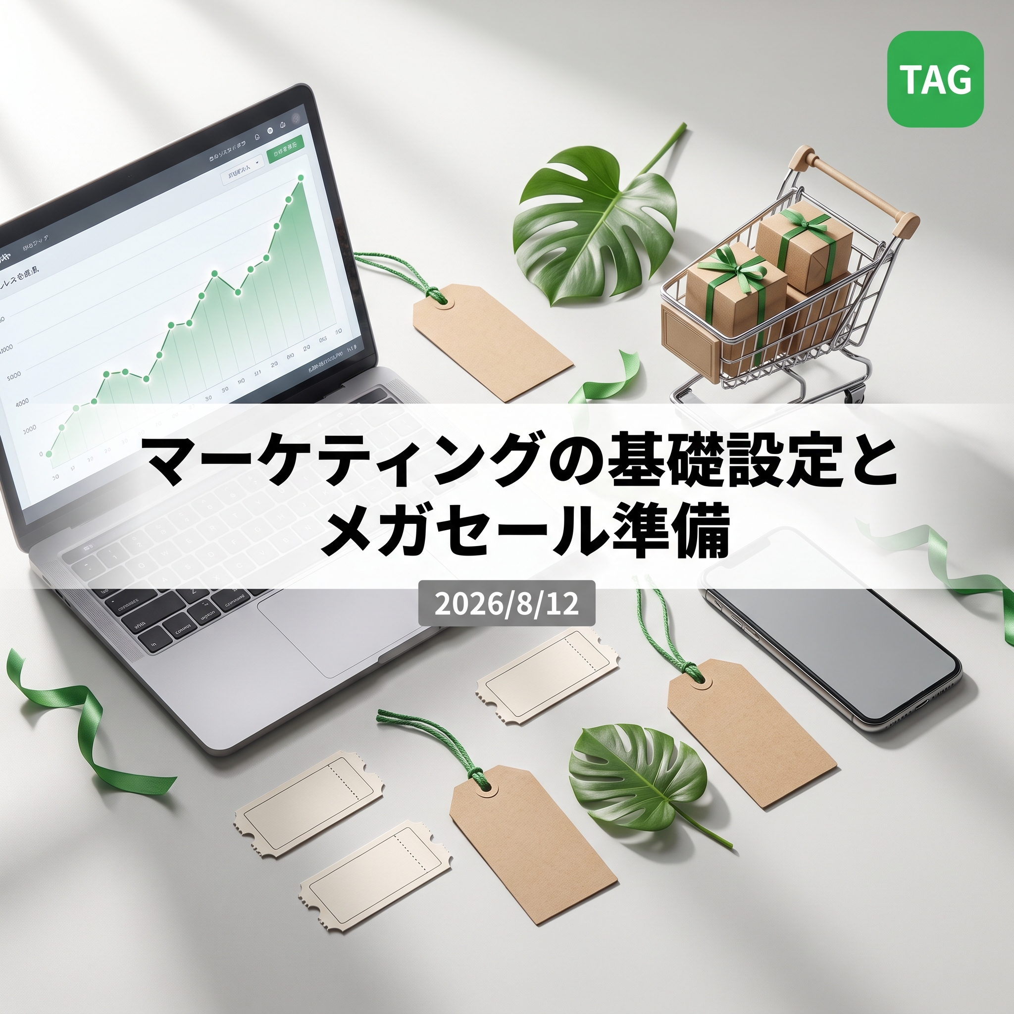 2026/8/12 TAG勉強会　マーケティングの基礎設定とメガセール準備
