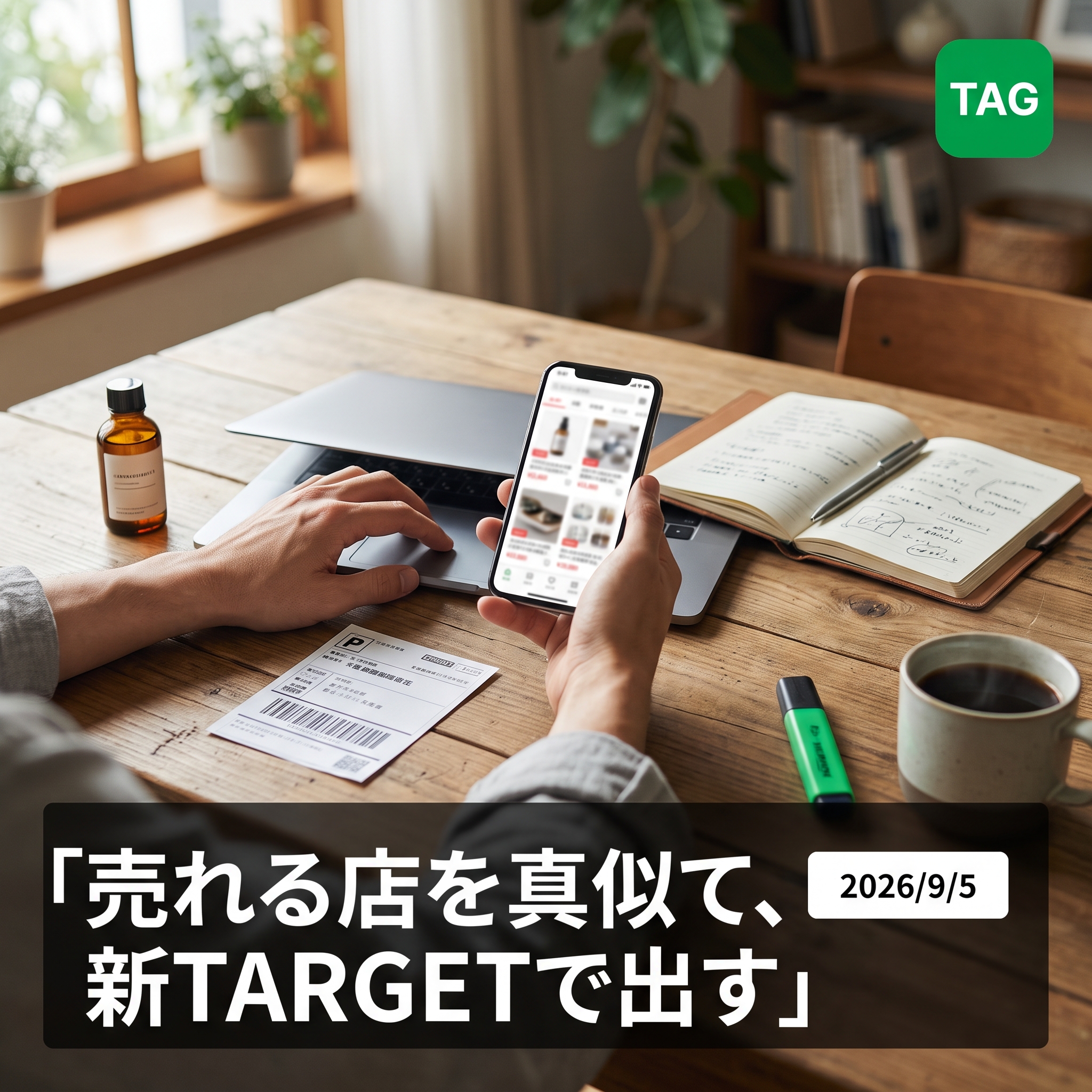 2026/9/5 TAG情報交換会　売れる店を真似て、新TARGETで一気に出す回