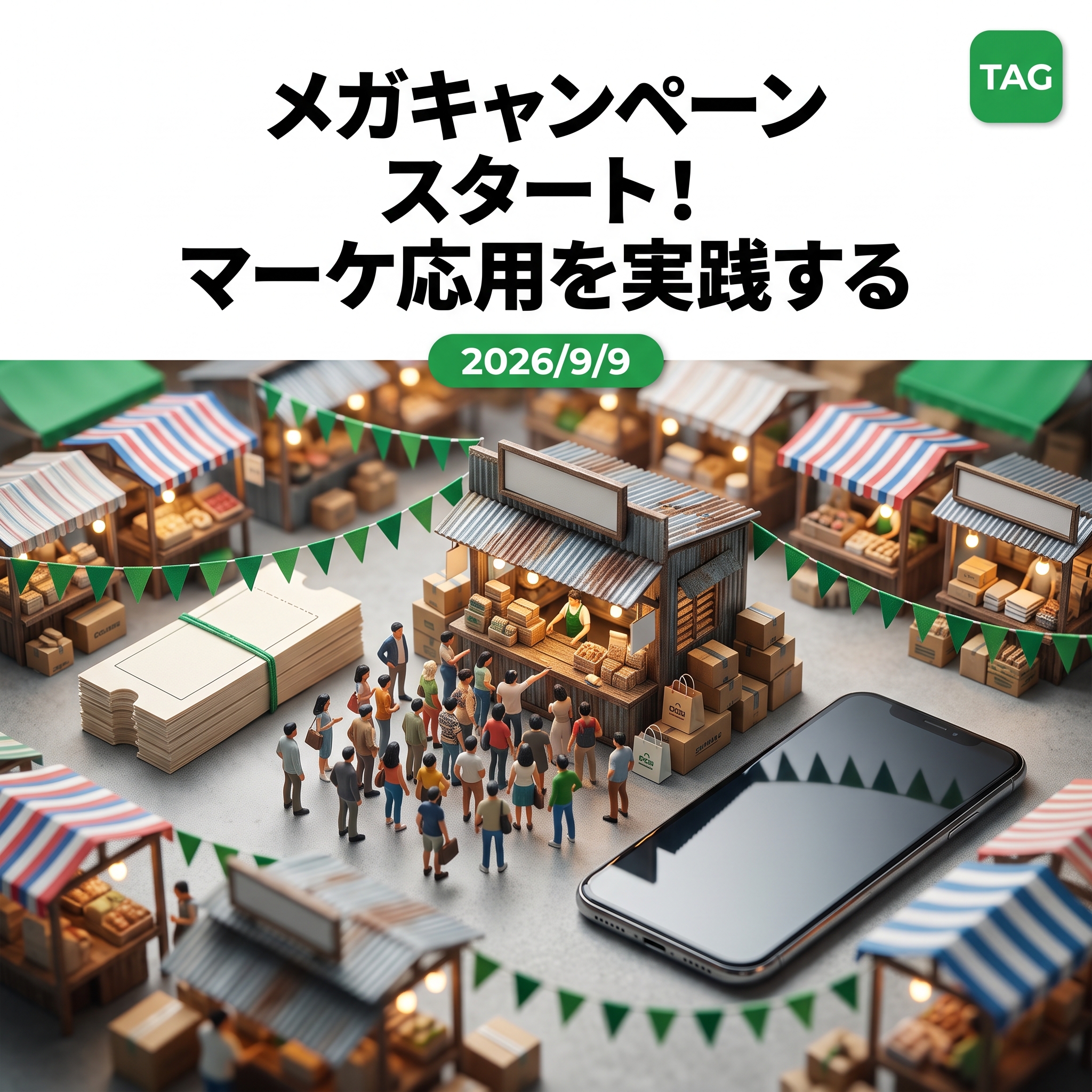2026/9/9 TAG勉強会　メガキャンペーンスタート！マーケ応用を実践する！！